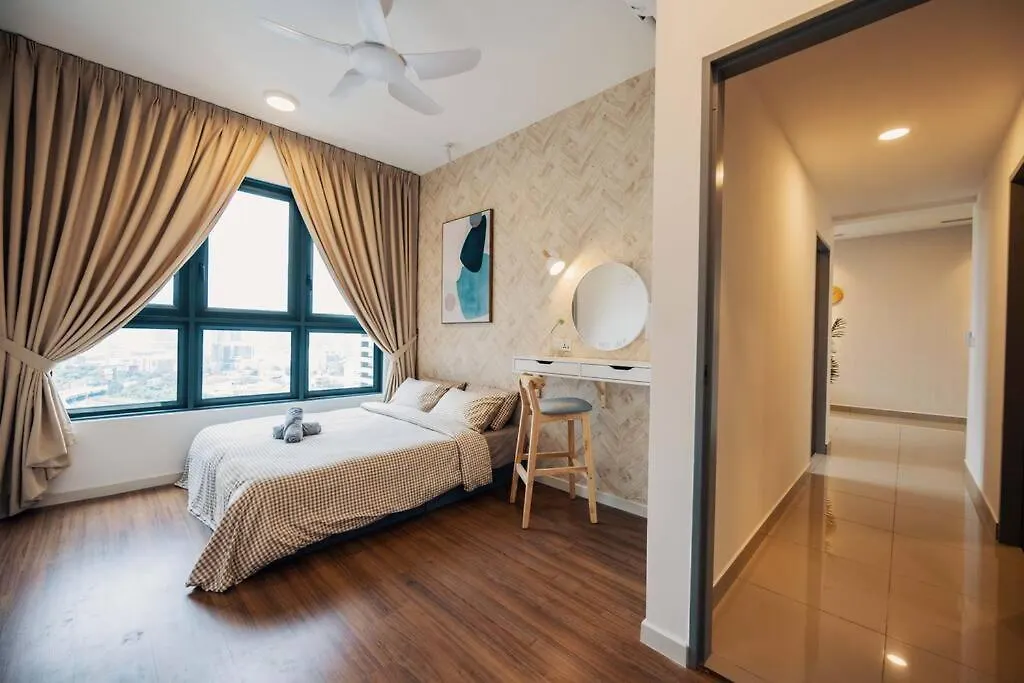Apartment New! Cozy Muji 3Br Near Sunway Velocity Near Aeon Maluri Mrt Kuala Lumpur